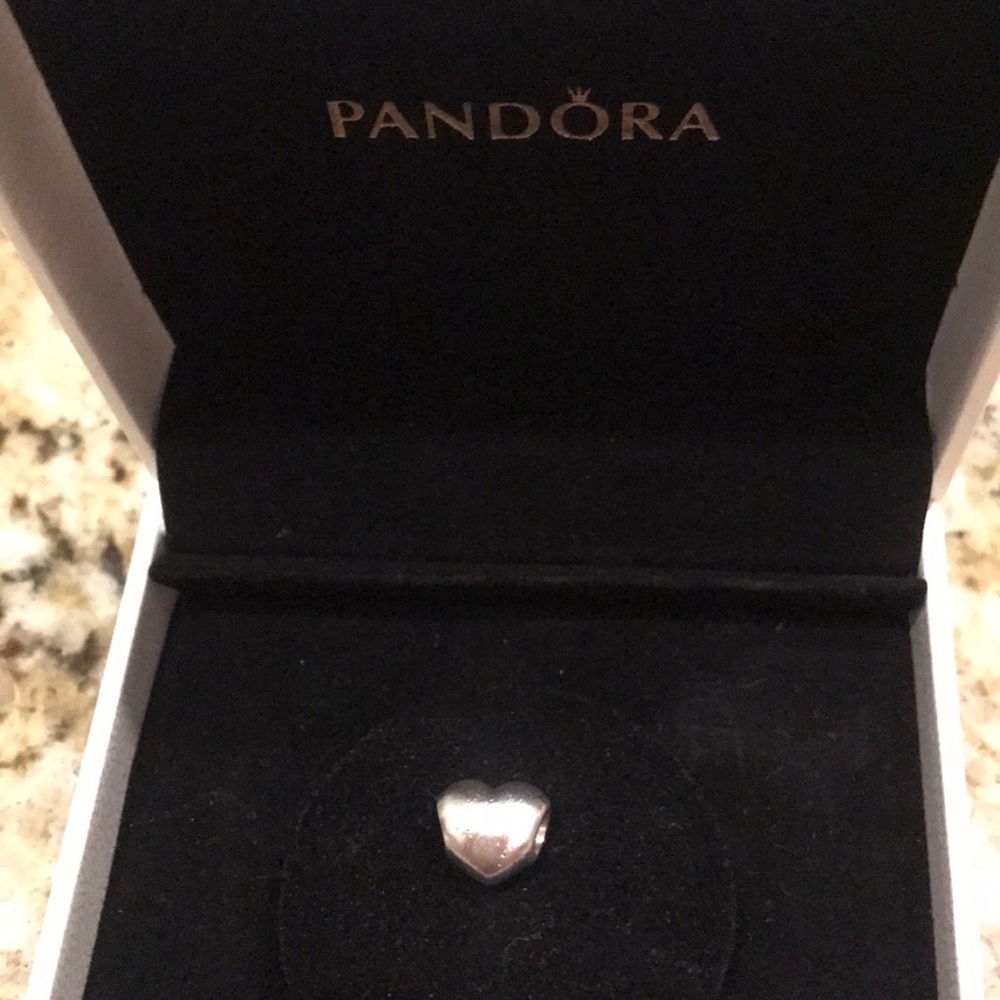 PANDORA Charm - silver heart